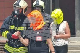 Перник - пожаро-тактическо учение - община