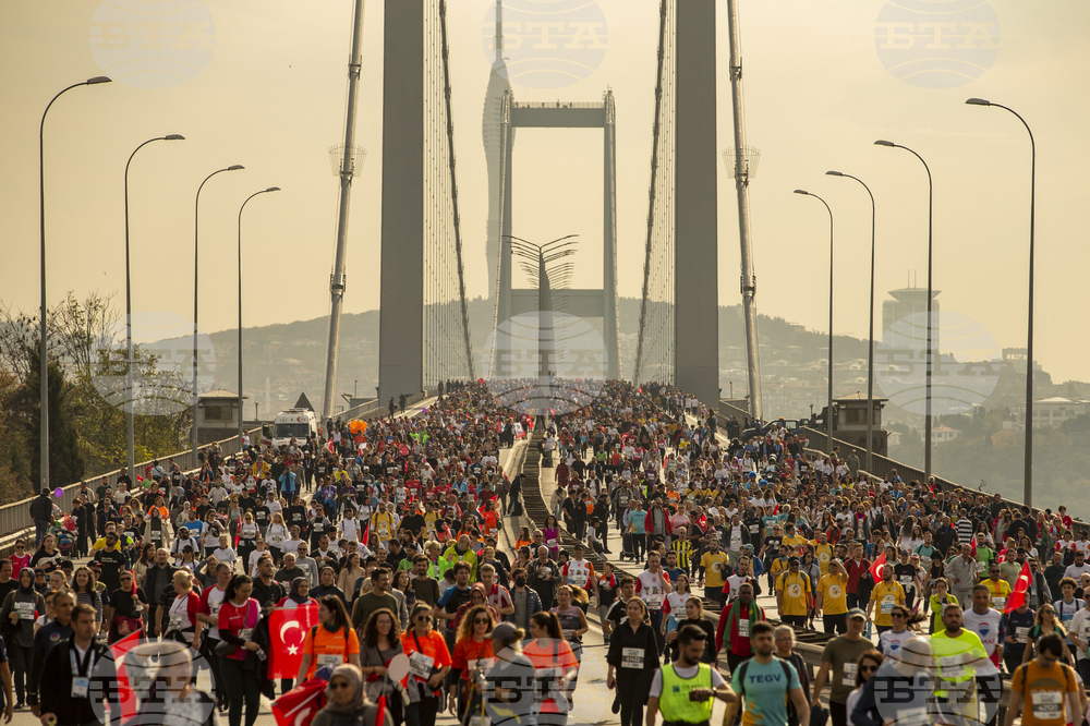 Над 40 хиляди души от 126 страни участваха в 47-ия традиционен маратон на Истанбул