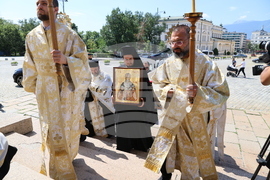 Патриарх Евтимий Търновски - мощи - посрещане