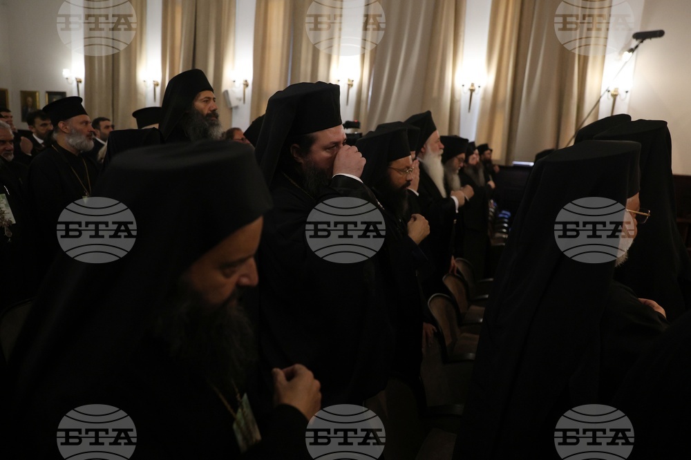 Патриаршески избирателен църковен събор за избор на нов български патриарх - молебен