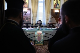 Патриаршески избирателен църковен събор за избор на нов български патриарх - отваряне на урна след първи тур