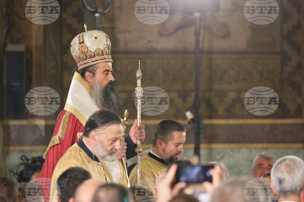 Патриаршески избирателен църковен събор - патриаршеска катедрала "Св Александър Невски " - патриарх Даниил - интронизация