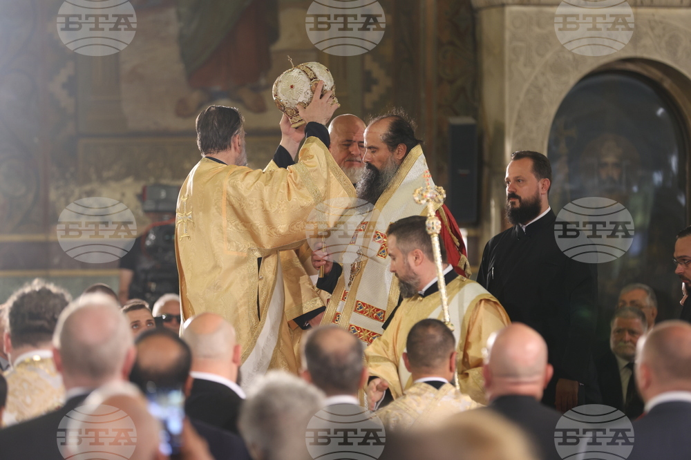 Патриаршески избирателен църковен събор - патриаршеска катедрала "Св Александър Невски " - патриарх Даниил - интронизация