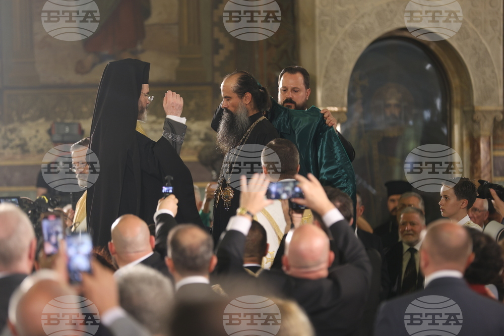 Патриаршески избирателен църковен събор - патриаршеска катедрала "Св Александър Невски " - патриарх Даниил - интронизация