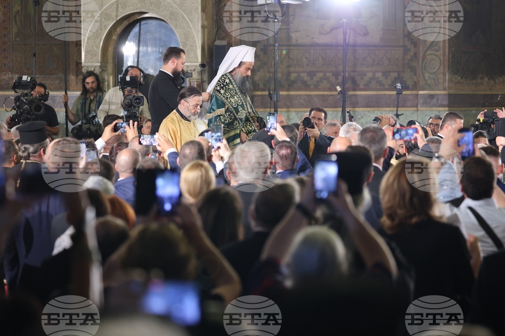 Патриаршески избирателен църковен събор - патриаршеска катедрала "Св Александър Невски " - патриарх Даниил - интронизация