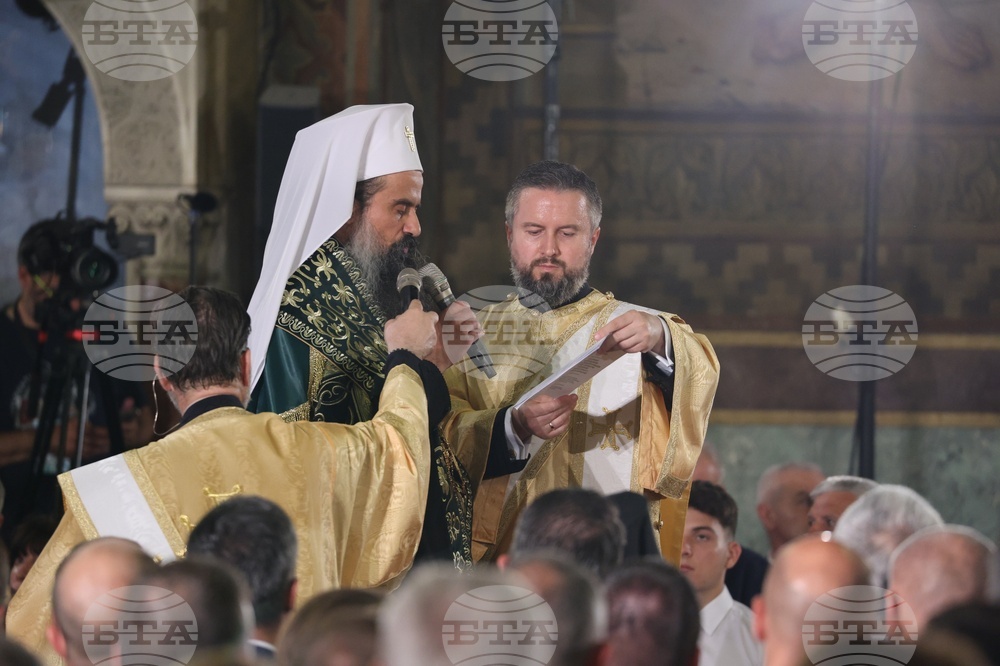 Патриаршески избирателен църковен събор - патриаршеска катедрала "Св Александър Невски " - патриарх Даниил - интронизация
