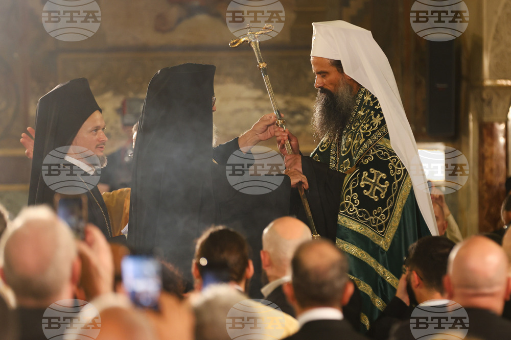 Патриаршески избирателен църковен събор - патриаршеска катедрала "Св Александър Невски " - патриарх Даниил - интронизация