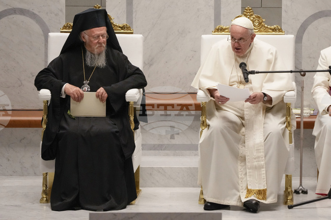 Вселенският патриарх се надява папа Франциск да посети Турция през май, въпреки здравословните си проблеми