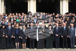Патриаршеска катедрала "Св Александър Невски " - патриарх Даниил - интронизация - обща снимка