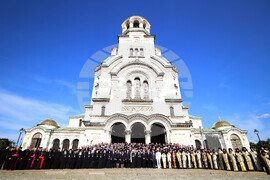 Патриаршеска катедрала "Св Александър Невски " - патриарх Даниил - интронизация - обща снимка