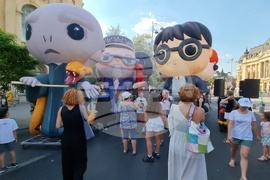 Румъния - Хари Потър - надуваеми герои - шоу