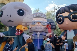 Румъния - Хари Потър - надуваеми герои - шоу