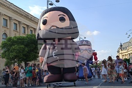 Румъния - Хари Потър - надуваеми герои - шоу