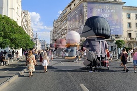 Румъния - Хари Потър - надуваеми герои - шоу