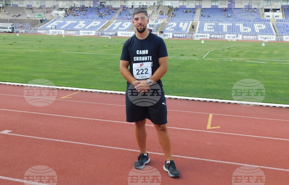 Валентин Андреев постигна 70.98 метра на чук на Националната купа по хвърляния в Балчик