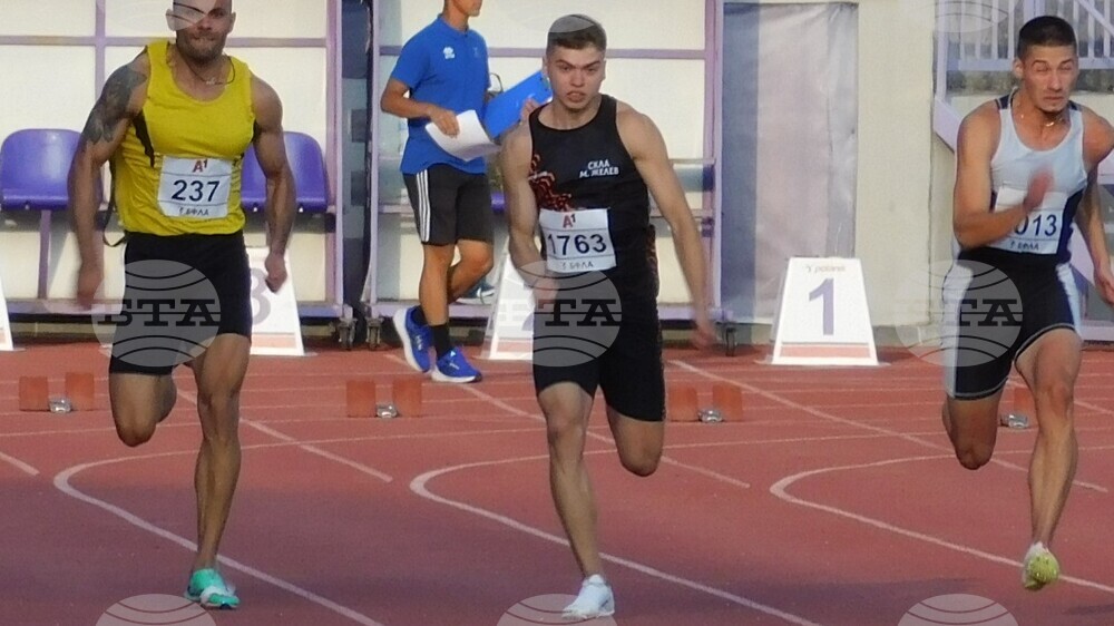 Христо Илиев и Кристен Радуканова защитиха титлите си в спринта на 100 метра на Държавното първенство по лека атлетика в София