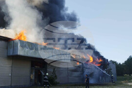 Разград - магазин - пожар