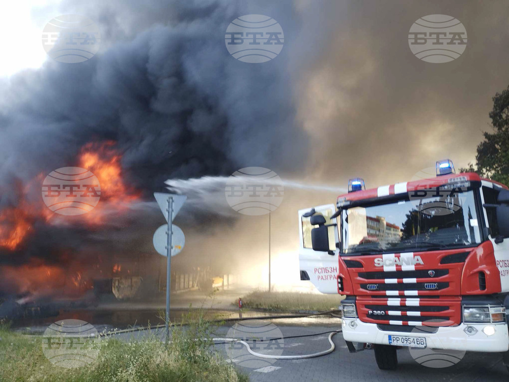 Разград - магазин - пожар