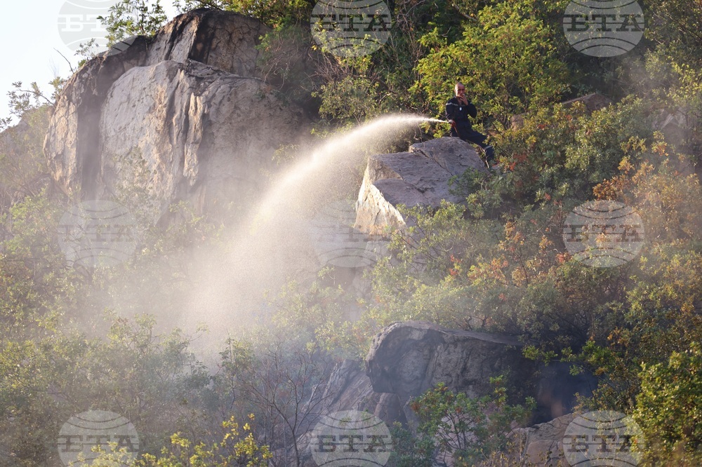 Пловдив - Младежкия хълм - пожар