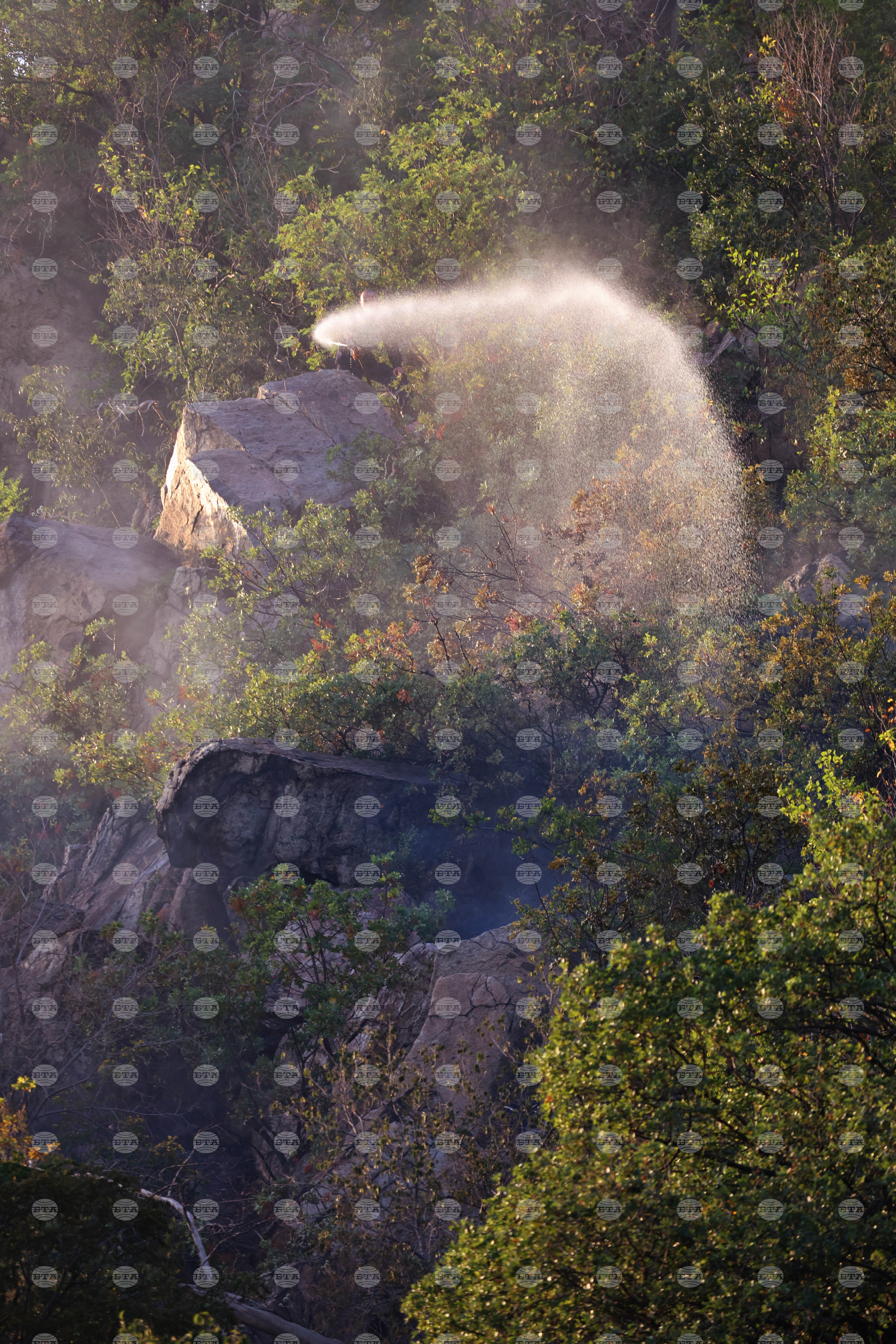 Пловдив - Младежкия хълм - пожар