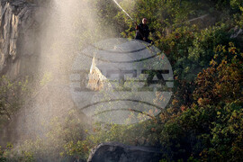 Пловдив - Младежкия хълм - пожар