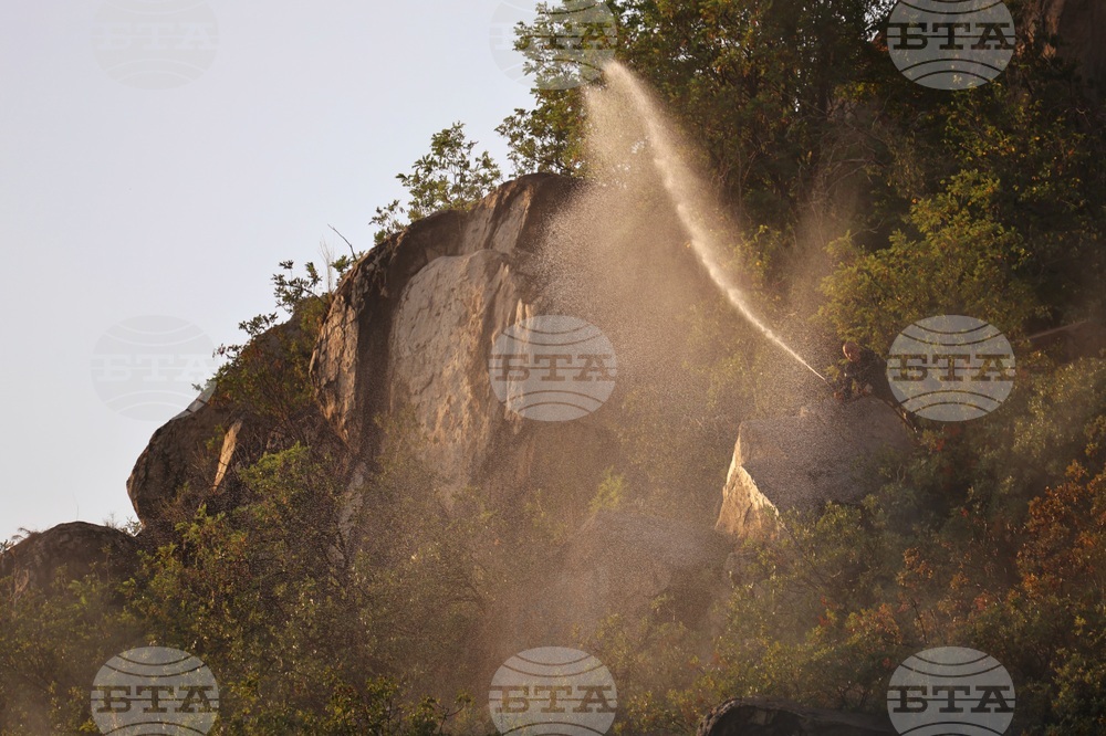 Пловдив - Младежкия хълм - пожар