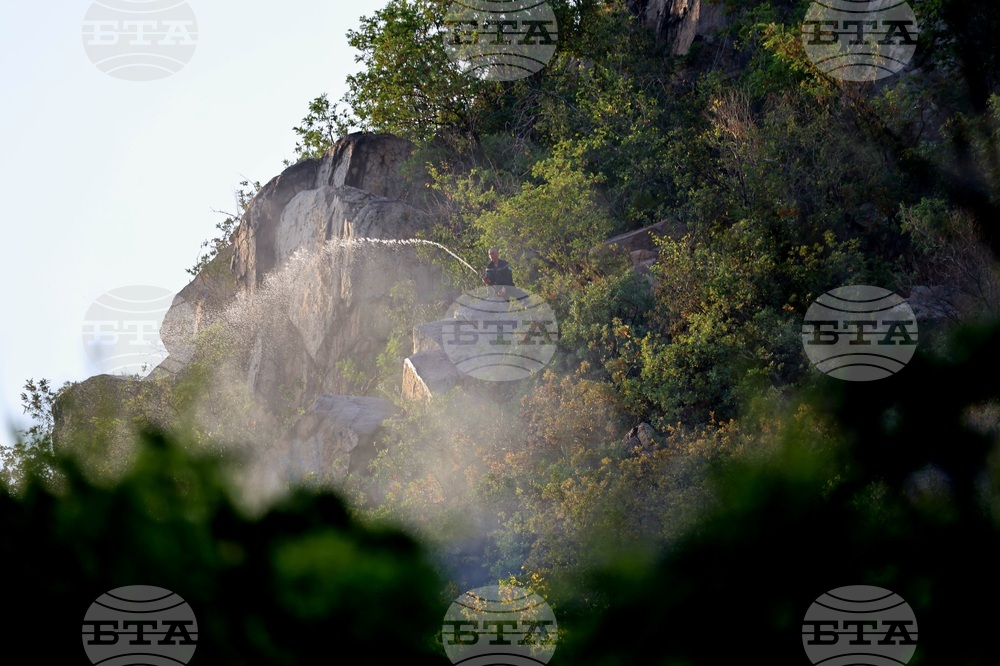 Пловдив - Младежкия хълм - пожар