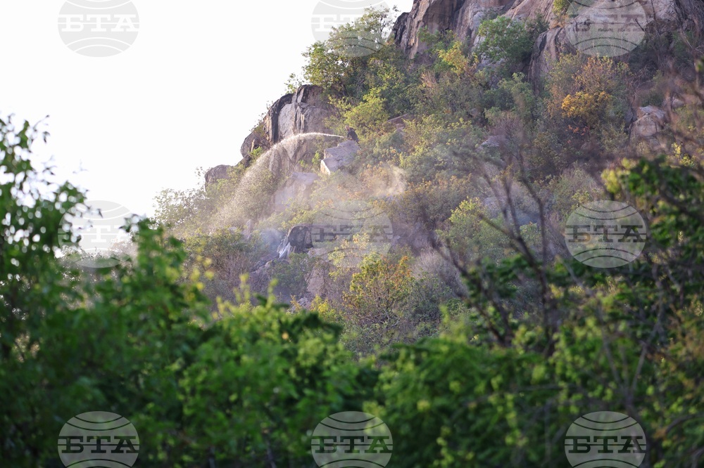 Пловдив - Младежкия хълм - пожар