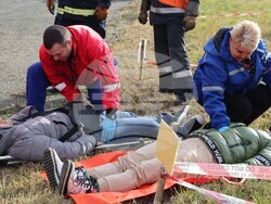 Снимка: Областна администрация Стара Загора - Съвместно областно учение за реакция при тежко ПТП 