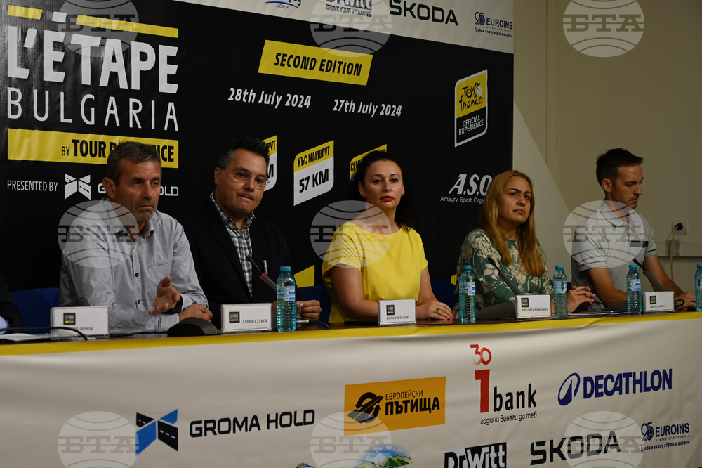 Пресконференция - велосипедисти - „L’Etape Bulgaria by Tour de France“