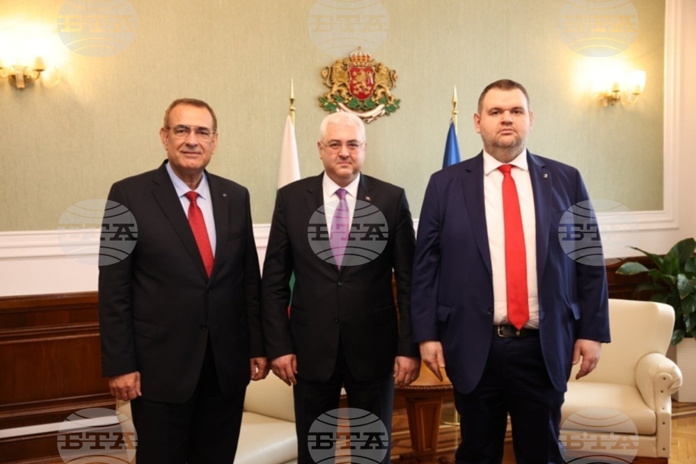 MRF Chairmen Delyan Peevski, Dzhevdet Chakarov Confer with Turkish Ambassador Mehmet Sait Uyanik