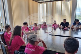 Видин - Фондация "Реал Мадрид" - спортно-социално училище Видин - кмет - среща