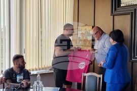 Видин - Фондация "Реал Мадрид" - спортно-социално училище Видин - кмет - среща