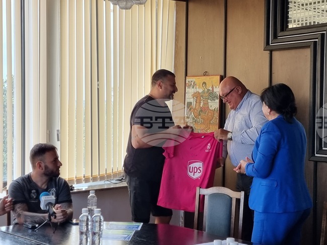 Видин - Фондация "Реал Мадрид" - спортно-социално училище Видин - кмет - среща