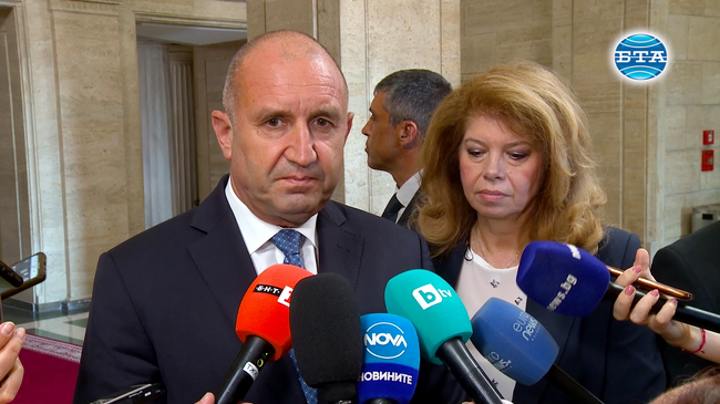 Личните нападки доминираха над политическите тези, каза президентът Румен Радев за дебата по предложения проектокабинет на ГЕРБ-СДС