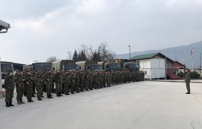 Българският военен контингент от Междинния резерв на операцията „Алтеа“ успешно се предислоцира в Босна и Херцеговина