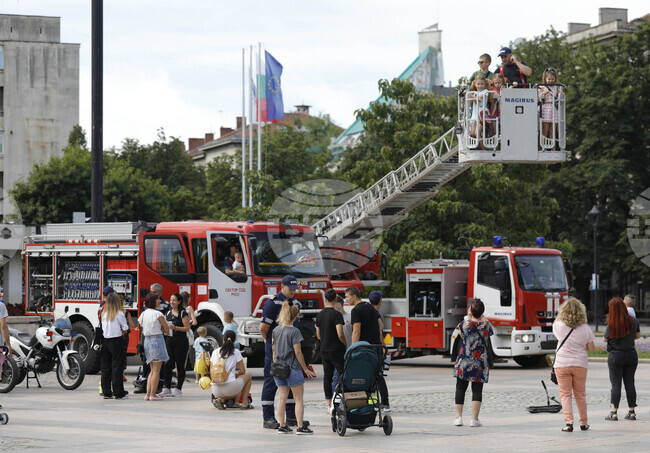 Русе - полиция - пожарна - техника - демонстрация
