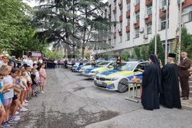 Ямбол - ОДМВР - Ден на отворени врати -  нови автомобили - водосвет