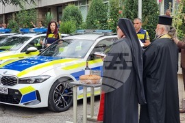 Ямбол - ОДМВР - Ден на отворени врати -  нови автомобили - водосвет