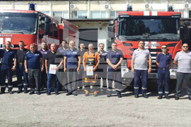 Разград - потушаване на пожара - грамоти