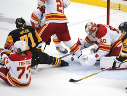 Flames Penguins Hockey