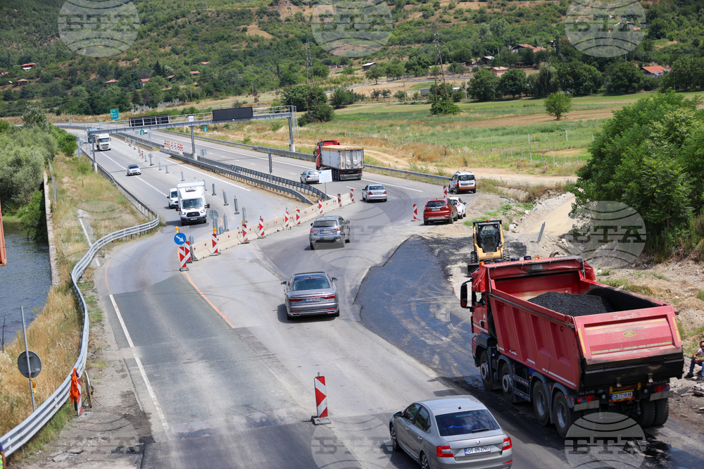 Симитли - главен път е-79 - пътна отсечка - изграждане