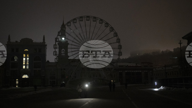 Над 1 милион домакинства в Украйна останаха без ток след голямата руска атака през нощта