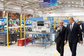 Враца - Румен Радев - завод - откриване