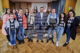 Севлиево - Кирил Вълчев - ученици - среща 