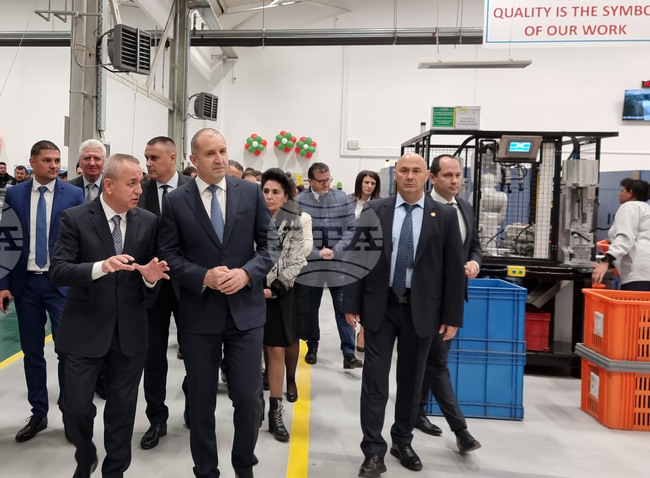 Враца - Румен Радев - завод - откриване