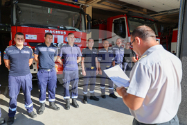 Благоевград - пожарникари - награждаване