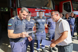 Благоевград - пожарникари - награждаване