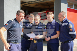 Благоевград - пожарникари - награждаване