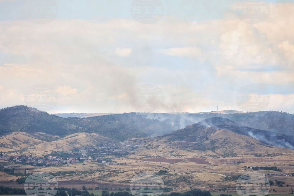 Бургас - квартал „Банево" - пожар